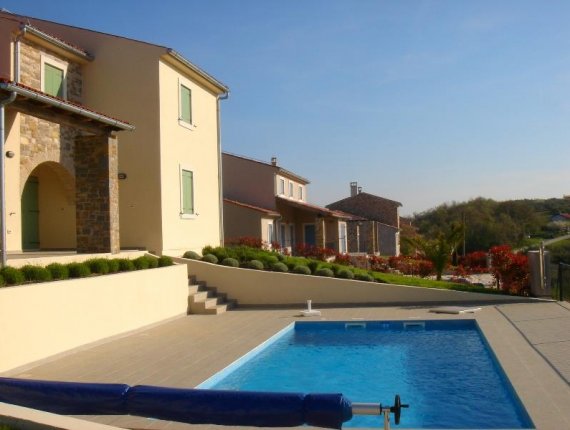 Gardens of Istrian villas in Baredine